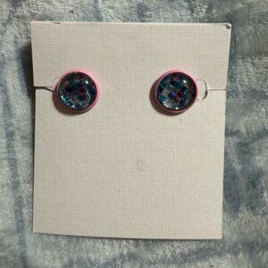 Mermaid Scale Handmade Earrings